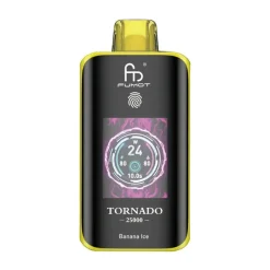 Banana Ice Fumot Tornado 25000 Züge Einweg Vape