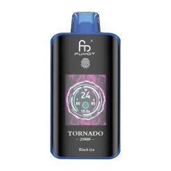Schwarzes Eis Fumot Tornado 25000 Züge Einweg Vape