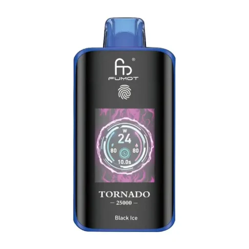 Schwarzes Eis Fumot Tornado 25000 Züge Einweg Vape