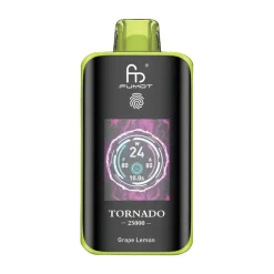 Weintraube Zitrone Fumot Tornado 25000 Puffs Einweg Vape