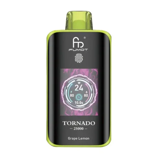 Weintraube Zitrone Fumot Tornado 25000 Puffs Einweg Vape