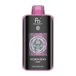 Saftiger Pfirsich Eis Fumot Tornado 25000 Züge Einweg Vape