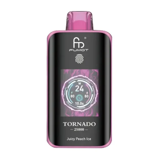 Saftiger Pfirsich Eis Fumot Tornado 25000 Züge Einweg Vape
