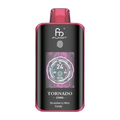 StrawberryMintCandy Fumot Tornado 25000 Puffs Einweg Vape
