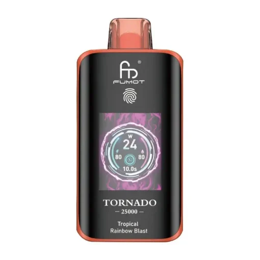 Tropische Regenbogen Explosion Fumot Tornado 25000 Puffs Einweg Vape
