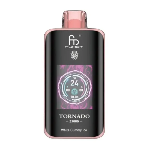 Weißes Gummibärchen Eis Fumot Tornado 25000 Puffs Einweg Vape