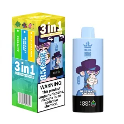 Bang King Triple 3in1 85K Puffs Disposable Vape Blue Razz Cherry