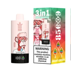 Bang King Triple 3in1 85K Puffs Disposable Vape Lush Ice