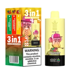 Bang King Triple 3in1 85K Puffs Disposable Vape Strawberry Red Bull