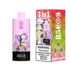 Bang King Triple 3in1 85K Puffs Disposable Vape Triple Melon