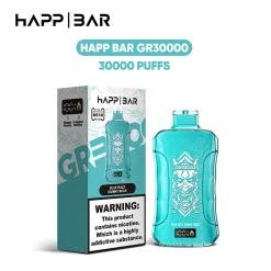 Happ Bar GR30000 Wegwerpvape Blauw Razz Gummibeer
