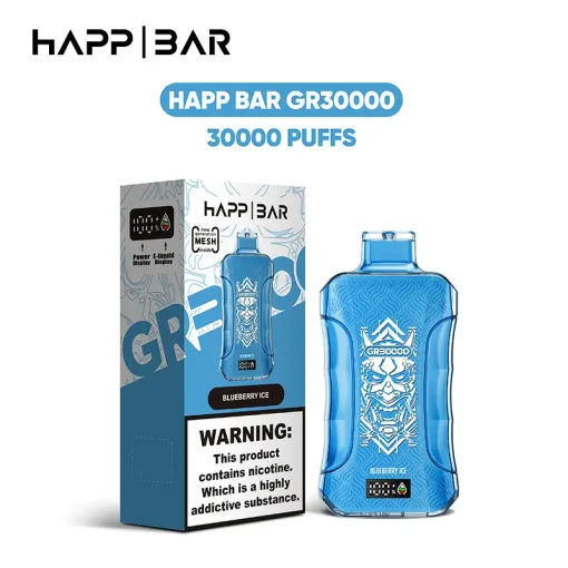 Happ Bar GR30000 Wegwerpvape Bosbessenijs