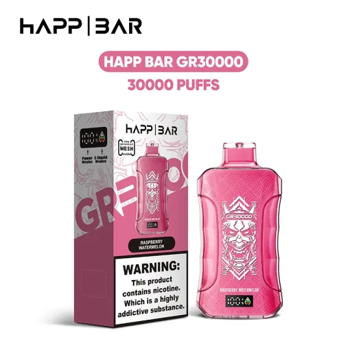 Happ Bar GR30000 Wegwerpvape Framboos Watermeloen