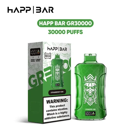 Happ Bar GR30000 Wegwerpvape Aardbei Kiwi