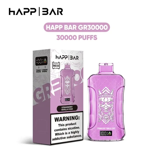 Happ Bar GR30000 Wegwerpvape Aardbei Vanille Cola