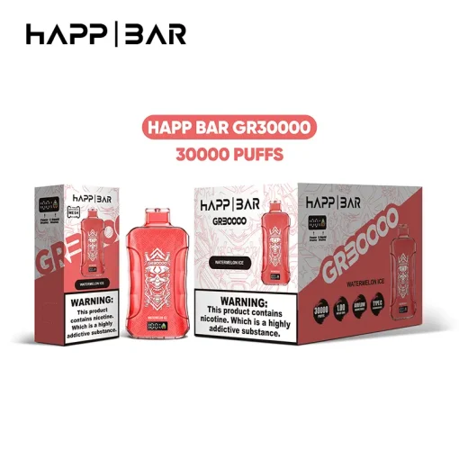Happ Bar GR30000 Wegwerp Vape Groothandel Verpakkingsdoos