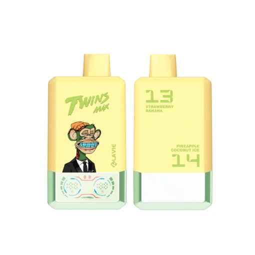 Lavie Twins Max 70K Puffs Double Flavors Disposable Vape Strawberry Banana& Pineapple Cocount Ice