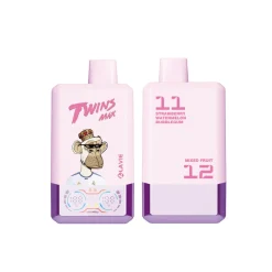 Lavie Twins Max 70K Puffs Double Flavors Disposable Vape Strawberry Watermelon Bubblegum &Mixed Fruit
