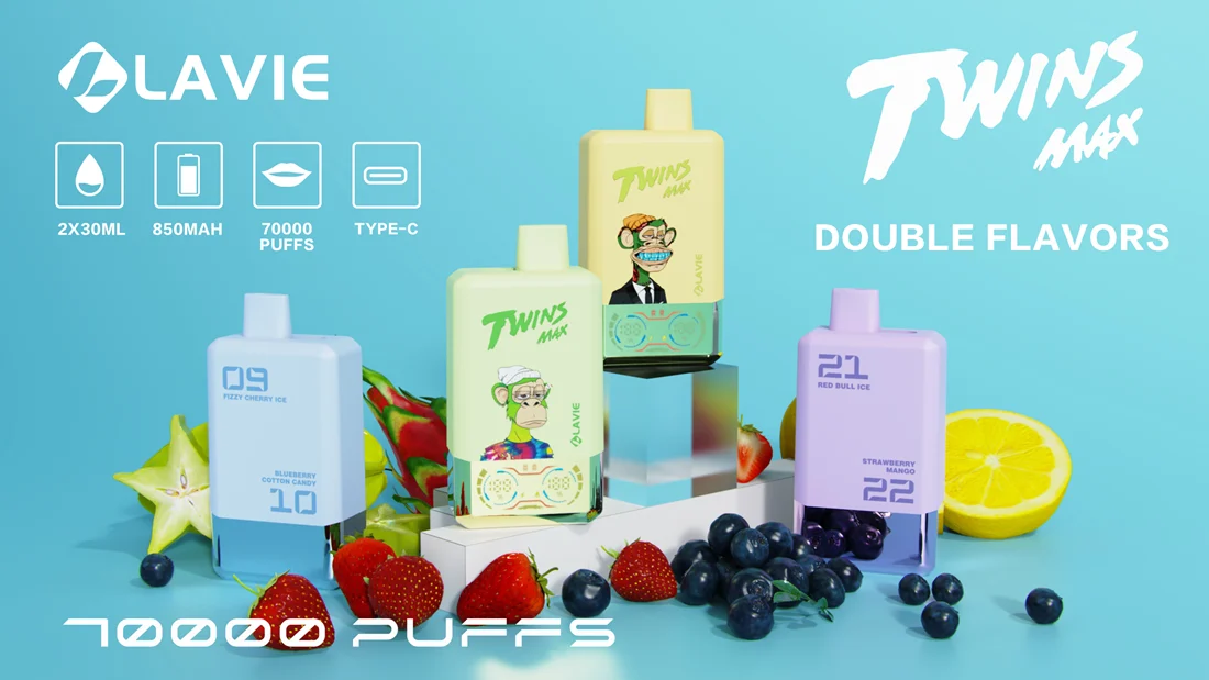 Lavie Twins Max 70K Puffs Double Flavors Disposable Wholesale Vape Lavie Twins Max 70K Puffs Double Flavors Disposable Wholesale Vape