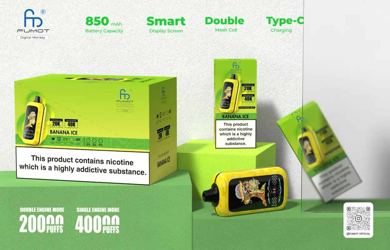 Fumot Digital Monkey 40000 Puffs Disposable Vape Fumot Digital Monkey 40000 Puffs Disposable Vape