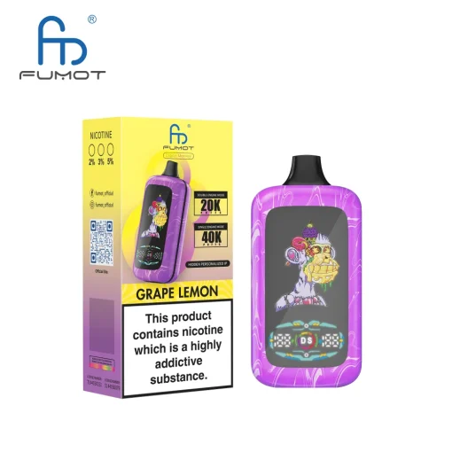 Fumot Digital Monkey 40000 Puffs Grape Lemon