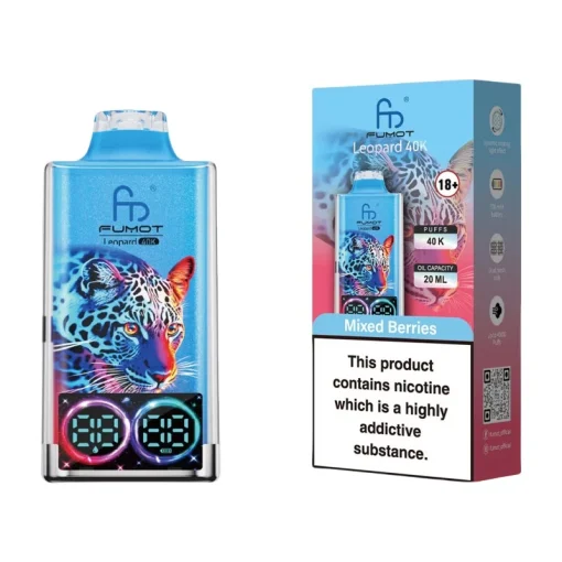 Fumot Leopard 40K 40000 Puffs Disposable Vape Wholesale Mixed Berries