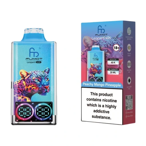 Fumot Leopard 40K 40000 Puffs Disposable Vape Wholesale Peachy Mango Pineapple