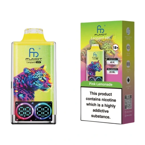 Fumot Leopard 40K 40000 Puffs Disposable Vape Wholesale Pink Lemonade