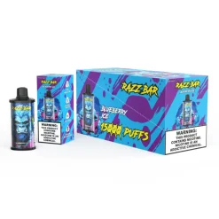 Razz Bar 15000 Puffs Disposable Vape Blueberry Ice