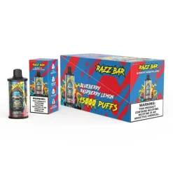 Razz Bar 15000 Puffs Disposable Vape Blueberry Raspberry Lemon