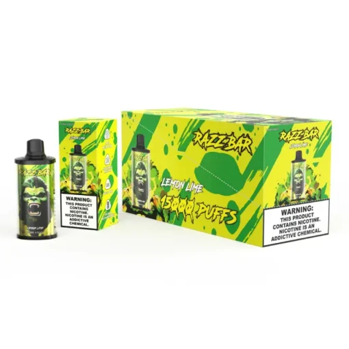 Razz Bar 15000 Puffs Disposable Vape Lemon Lime