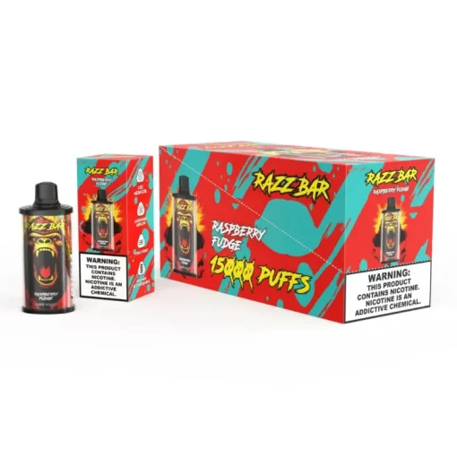 Razz Bar 15000 Puffs Disposable Vape Raspberry Fudge