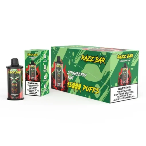 Razz Bar 15000 Puffs Disposable Vape Strawberry Kiwi