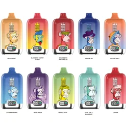 Bang King Pantalla Inteligente 15000 Puffs Vape Desechable