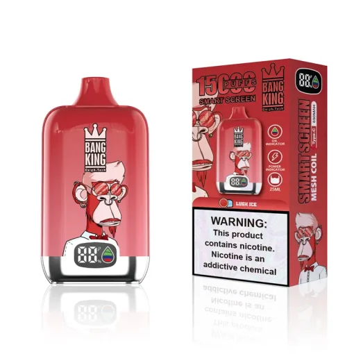 Bang King Smart Screen 15000 Puffs Vape Desechable 1