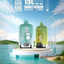 Bang King Pantalla Inteligente 15000 Puffs Vape Desechable 11
