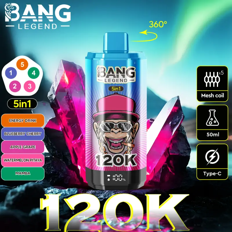 Bang Legend 120K 5in1 Disposable Vape Wholesale 11