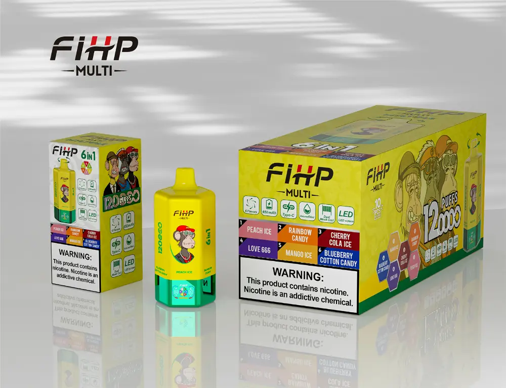 FIHP MULTI 120K 6in1 Eldobható Vape nagykereskedelem FIHP MULTI 120K 6in1 Eldobható Vape nagykereskedelem