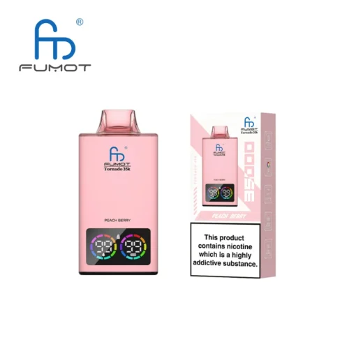 Fumot Tornado 35000 Disposable Vape Peach Berry