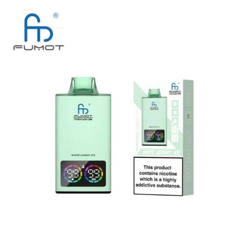 Fumot Tornado 35000 Disposable Vape White Gummy Ice