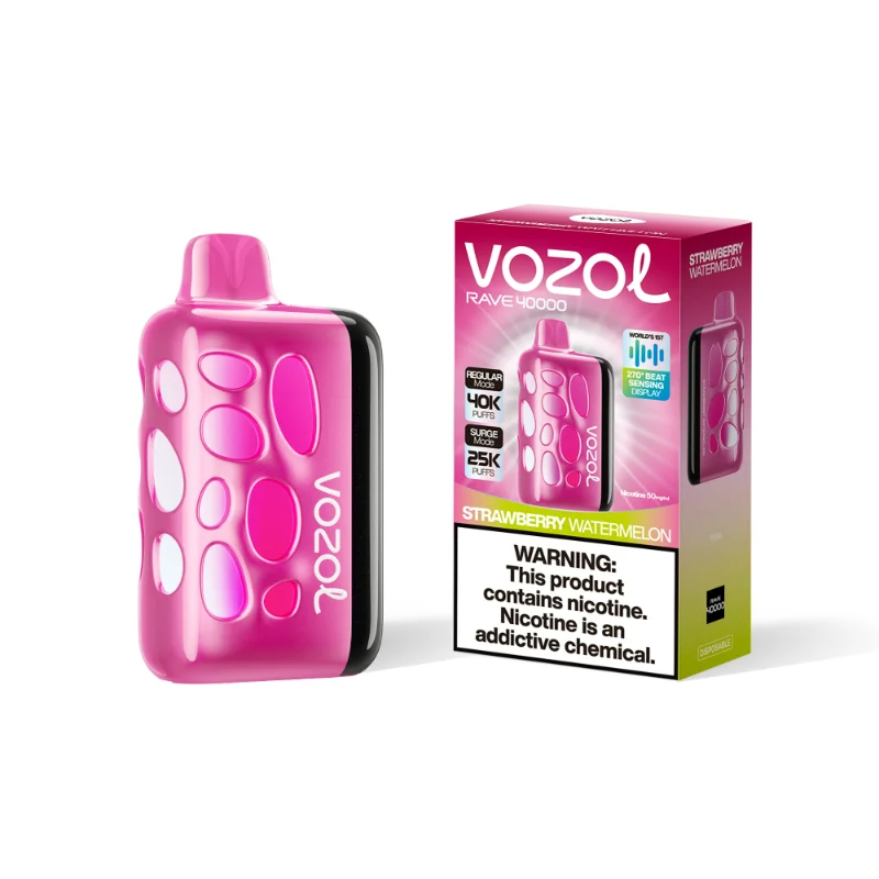 Vozol Rave 40000 Puffs Wegwerp Vape Aardbei Watermeloen