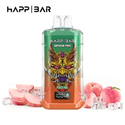 Happ Bar GR100K Pro Disposable Vape Wholesale Peach Hail