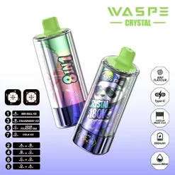 Waspe Crystal 8in1 180K Puffs Disposable Vape Wholesale 17