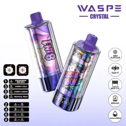 Waspe Crystal 8in1 180K Puffs Disposable Vape Wholesale 27