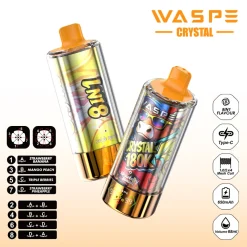 Waspe Crystal 8in1 180K Puffs Disposable Vape Wholesale 32