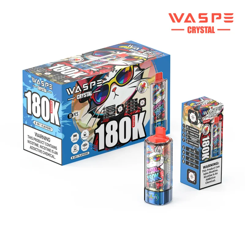 Waspe Crystal 8in1 180K Puffs Disposable Vape Wholesale 33