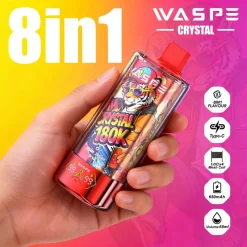 Waspe Crystal 8in1 180K Puffs Disposable Vape Wholesale 37