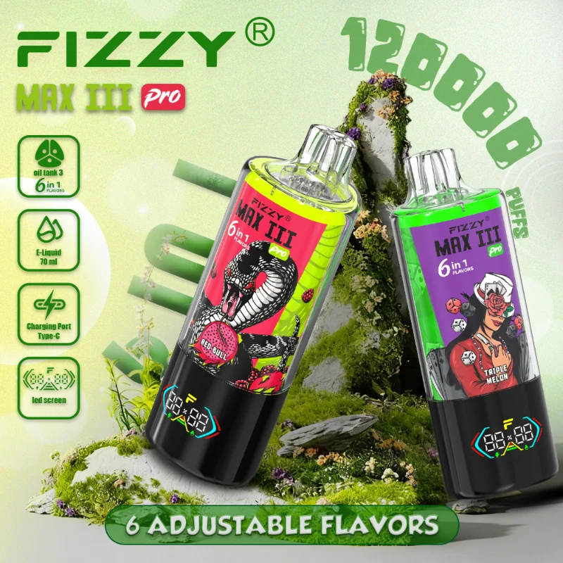 Fizzy Max III Pro 6in1 60000 Puffs Disposable Vape Wholesale 02