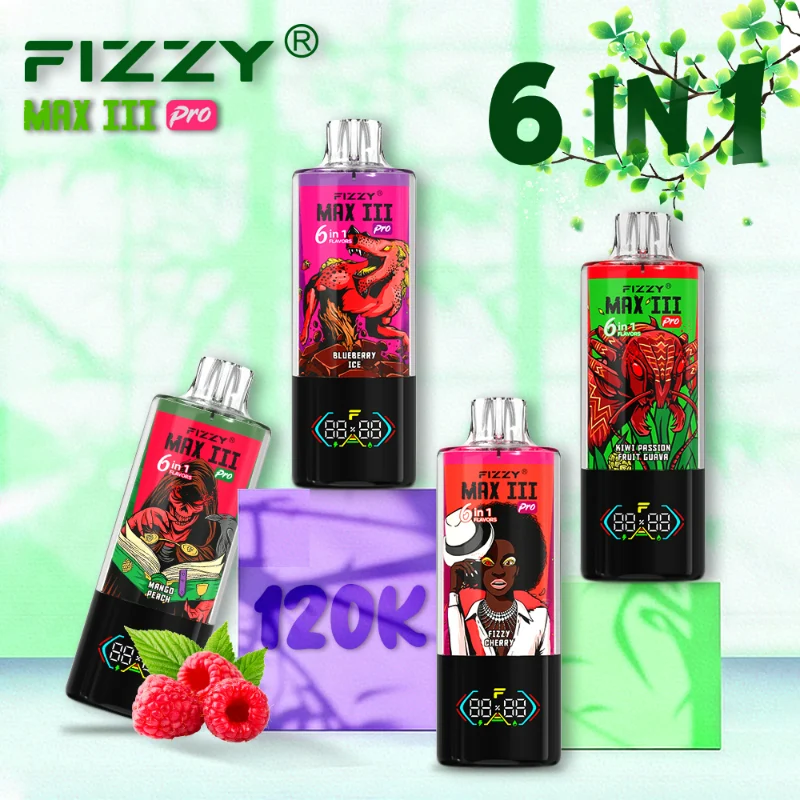 Fizzy Max III Pro 6in1 60000 Puffs Disposable Vape Wholesale 07