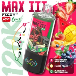 Fizzy Max III Pro 6in1 60000 Puffs Disposable Vape Wholesale 11